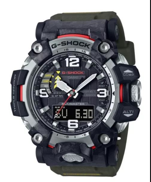 Casio hefur afhjúpað fyrsta G-Shock armbandsúrið með því að nota svikin koltr...